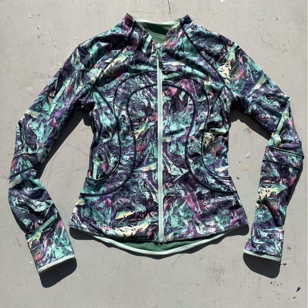 Women's Lululemon Jacket Multicolor Define NO TAG Active Casual Gym Colorful Zip